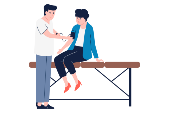 Blood Pressure Check Up. Cardio Health M