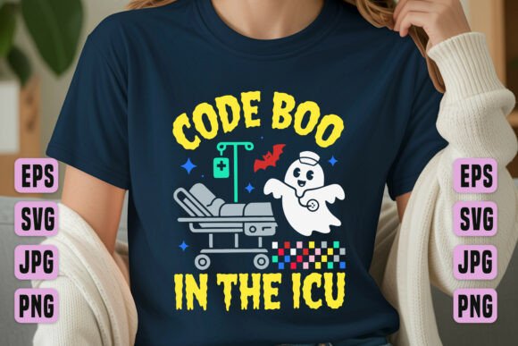 Code Boo ICU Halloween Design