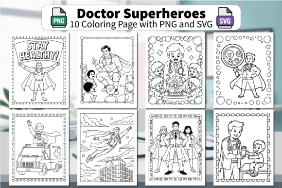 Doctor Coloring Pages for Kids
