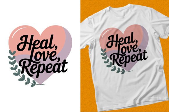 Heal Love Repeat Nursing T-Shirt Design Review