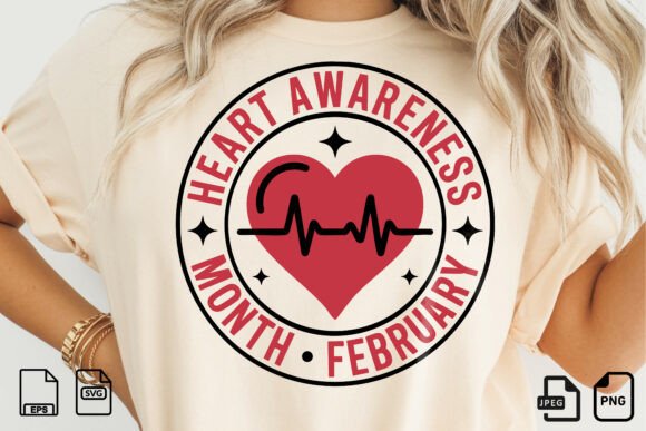 Heart Awareness Month February Design