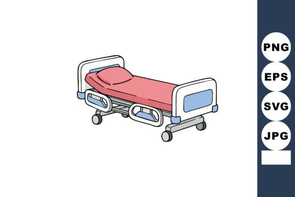 Hospital Bed with Red Blanket and Blue D: A Designer's Review