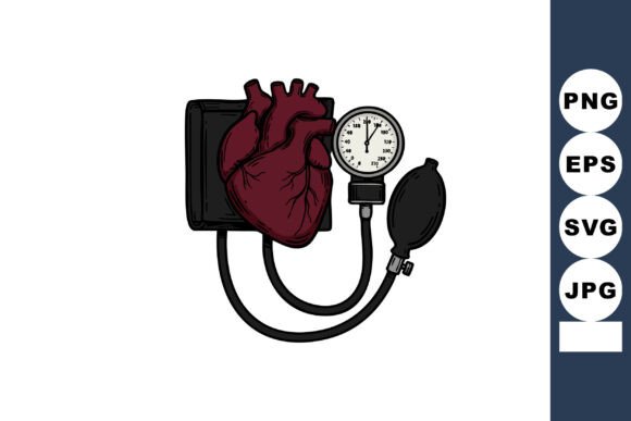 Human Heart Connected to Blood Pressure: A Designer's Review
