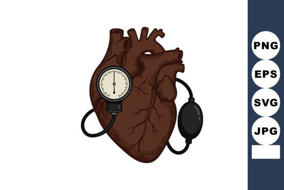 Human Heart Holding Blood Pressure Gauge Design Review
