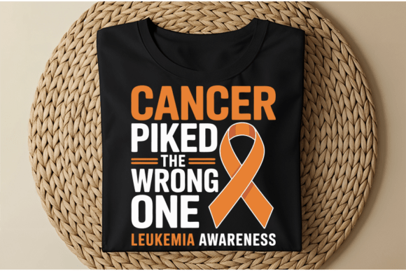 Leukemia Awareness Fight Cancer Ribbon