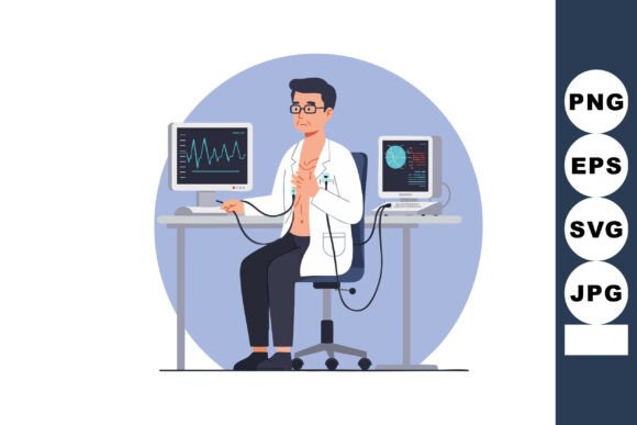 Male Doctor Conducting Heart Examination: A Designer’s Honest Review