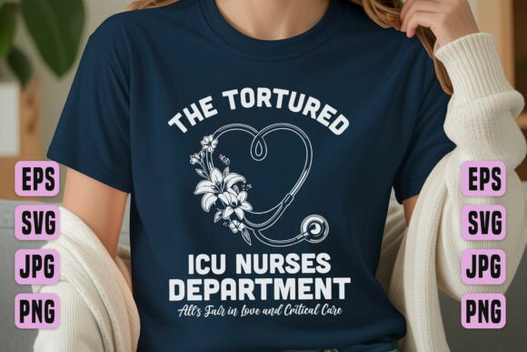 Tortured ICU Nurses Quote Design